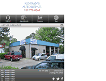 Tablet Screenshot of kennansautorepair.net